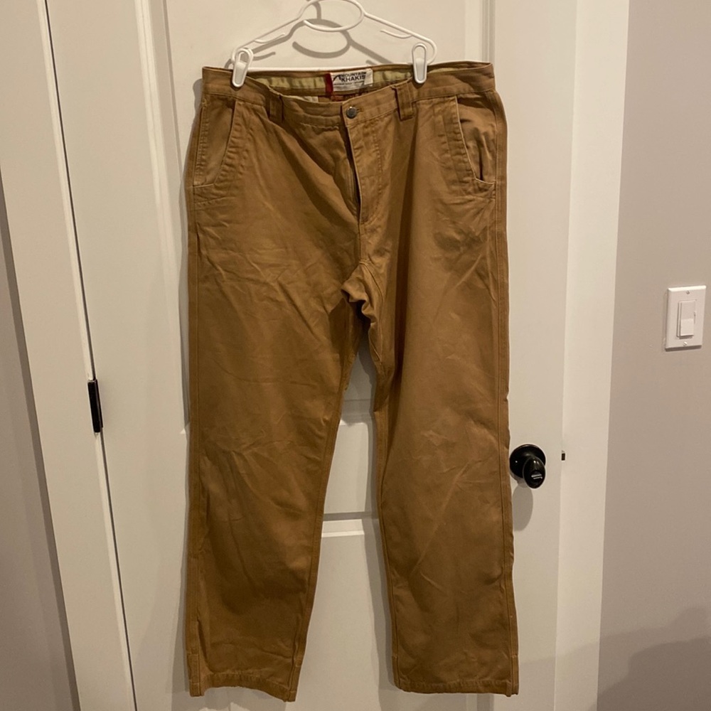 COPY - Mountain Khaki Relaxed Fit Pants - 36 x 34, Tobacco/Dark  Khaki